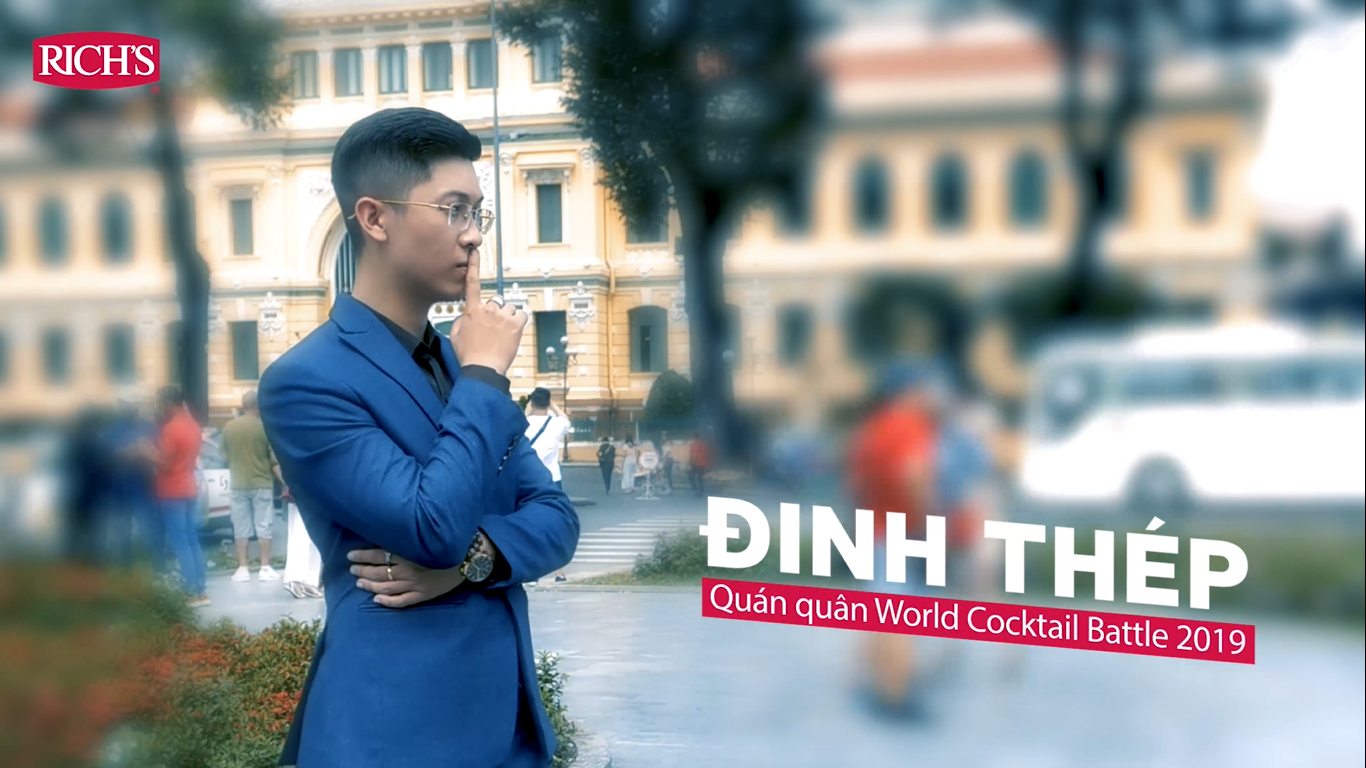 Trò chuyện cùng Đinh Thép - Quán Quân World Cocktail Battle 2019